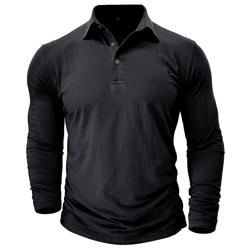 Stefan | Modern Edge Longsleeve Polo