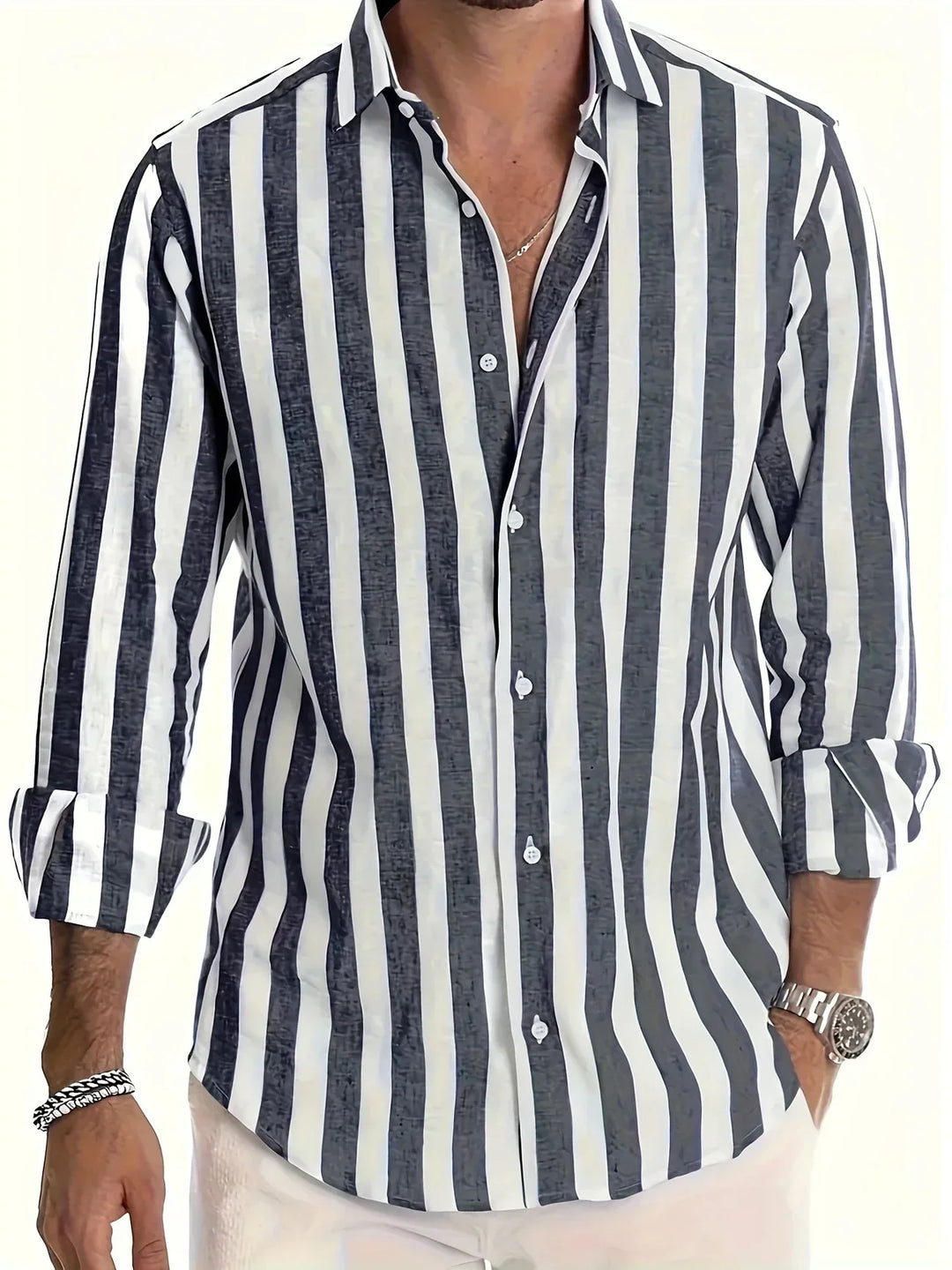 Glenn | Classic Striped Summer Shirt
