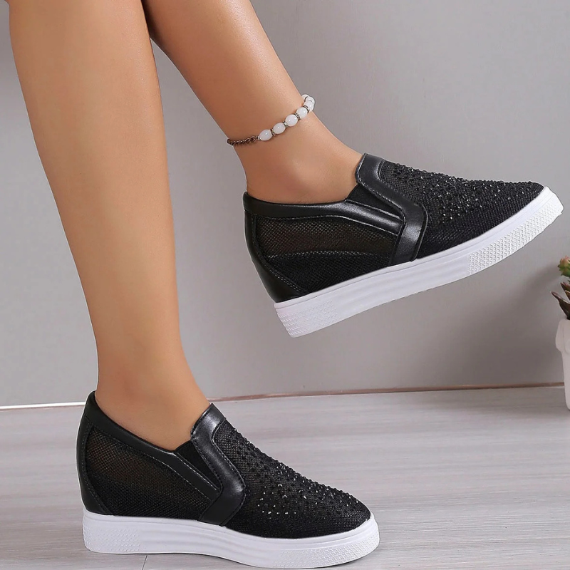 Nahlia | Chic Crystal Sneakers
