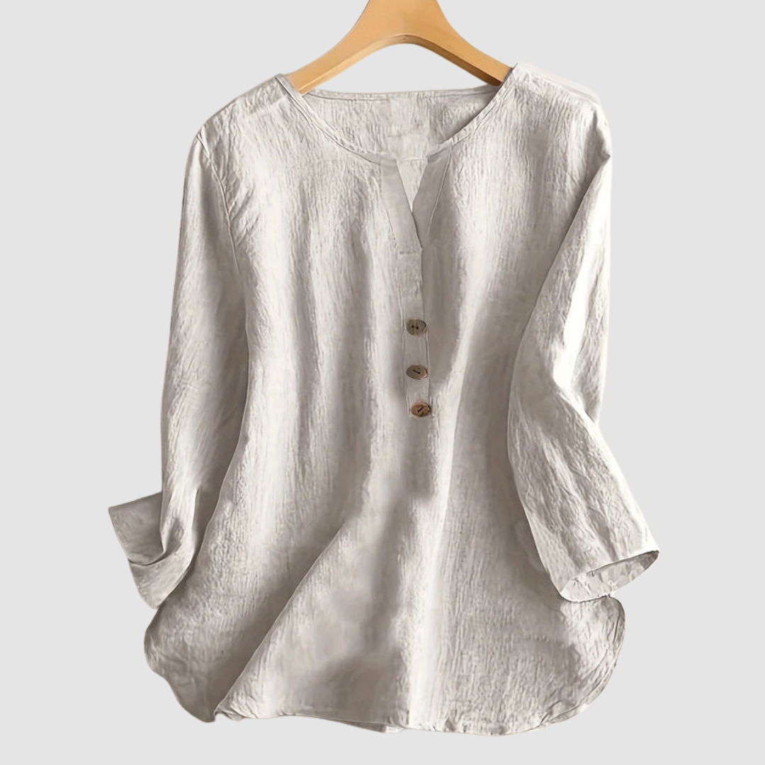 Amira | Elegant Button Blouse