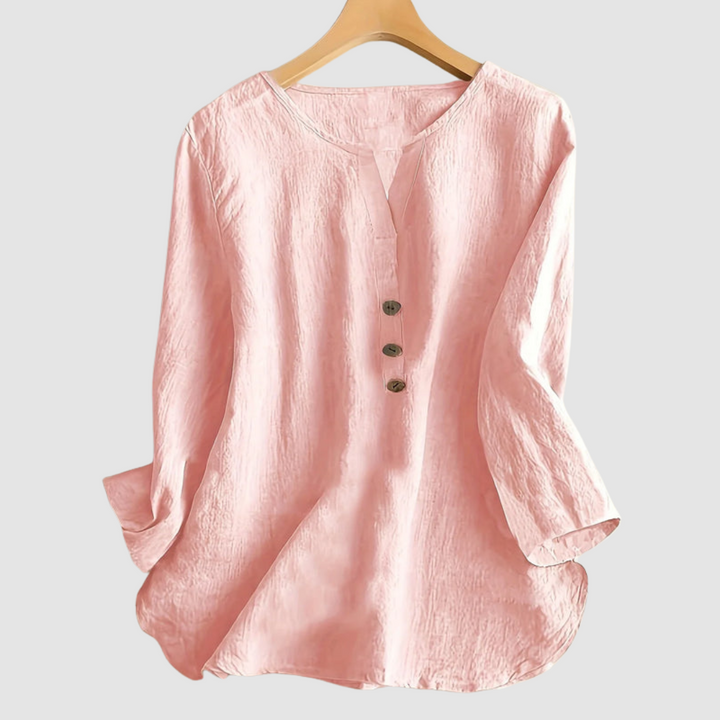 Amira | Elegant Button Blouse