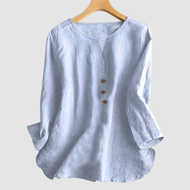 Amira | Elegant Button Blouse