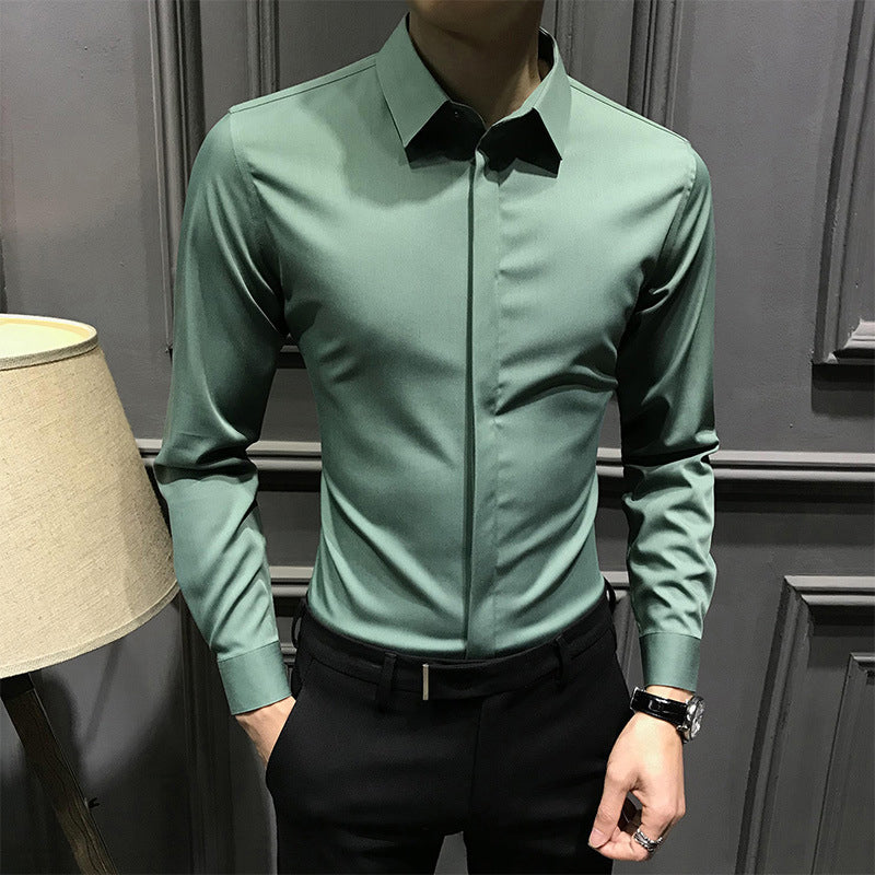 Nathan | Sharp and Simple Iron-Free Shirt