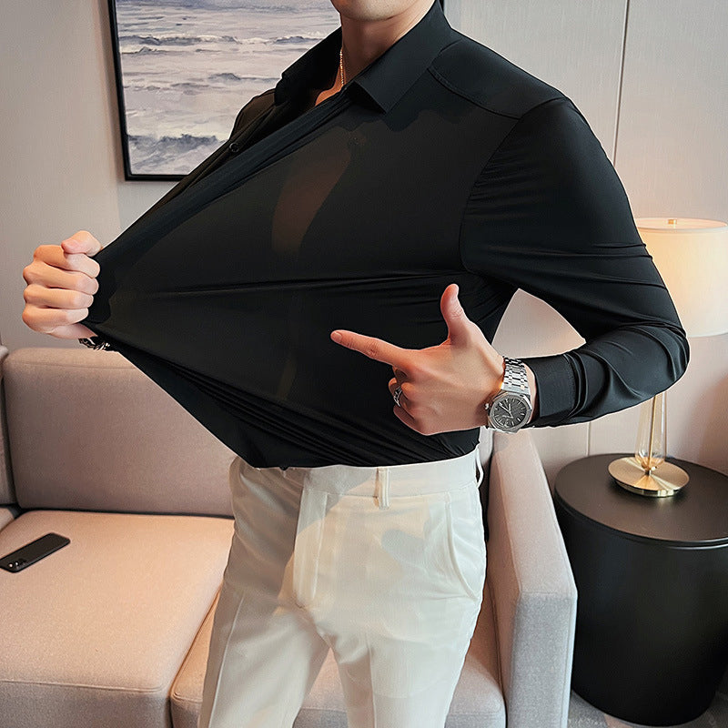 Nathan | Sharp and Simple Iron-Free Shirt