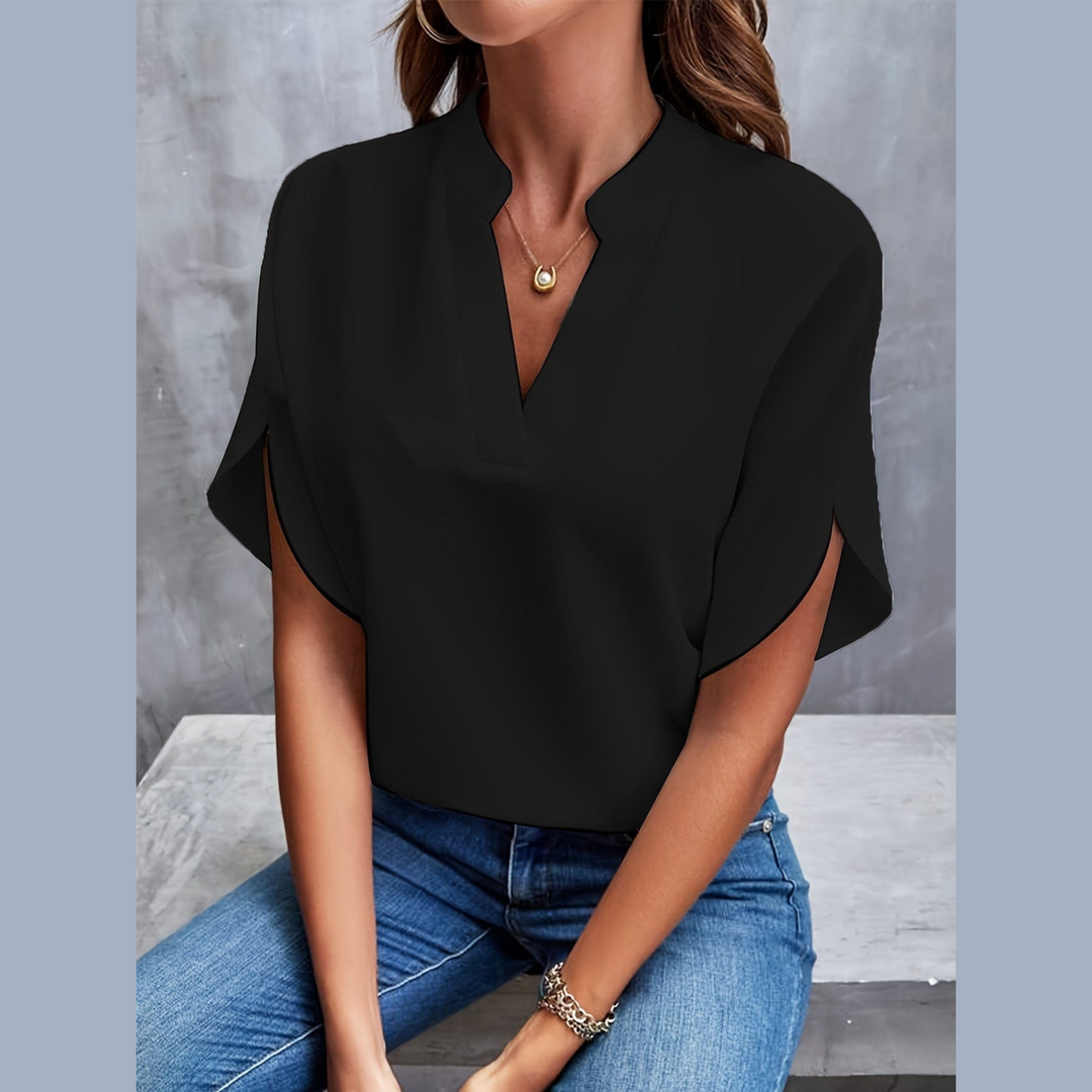 Emlyn | Chic Drape Blouse
