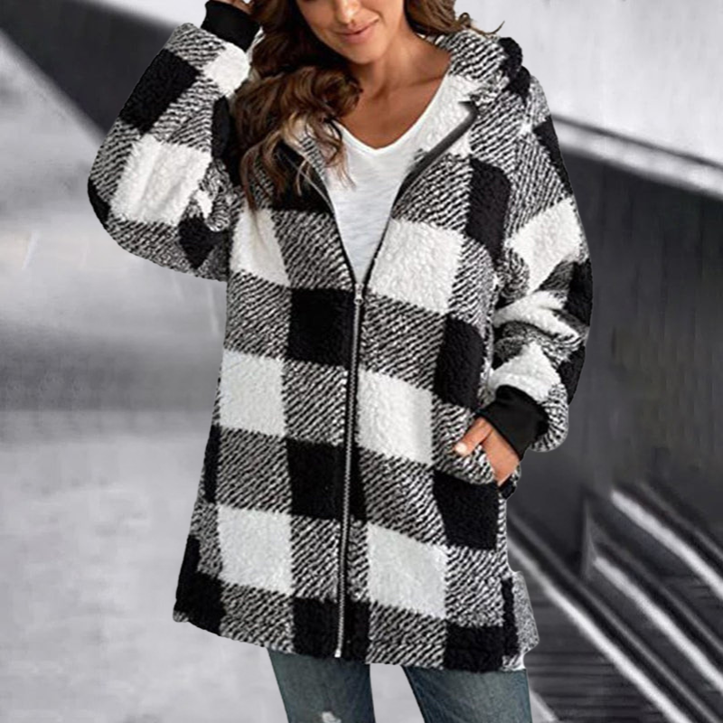 Priya | Chic Plaid Jacket