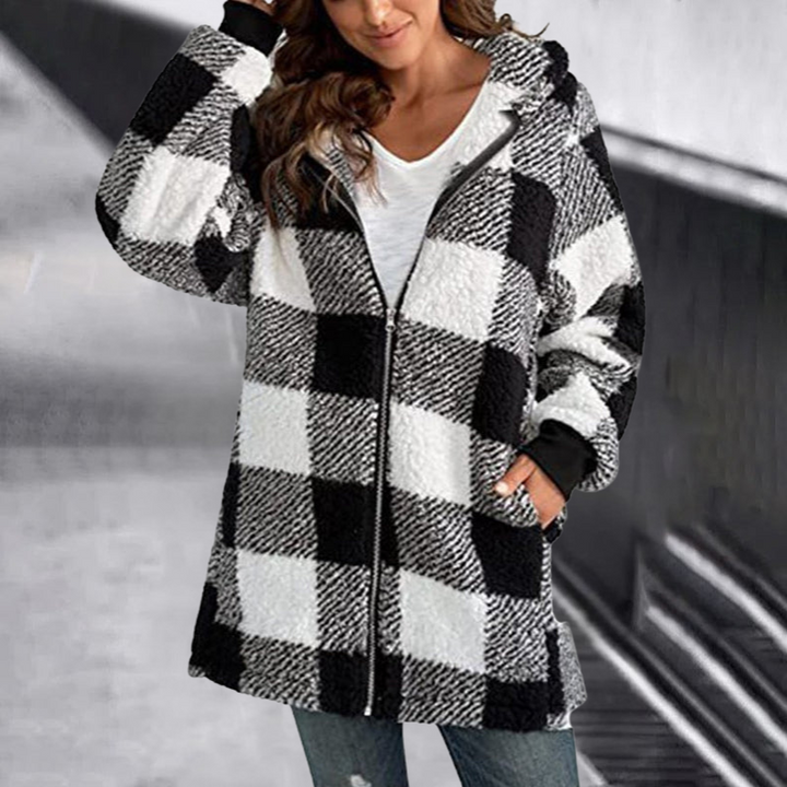 Priya | Chic Plaid Jacket