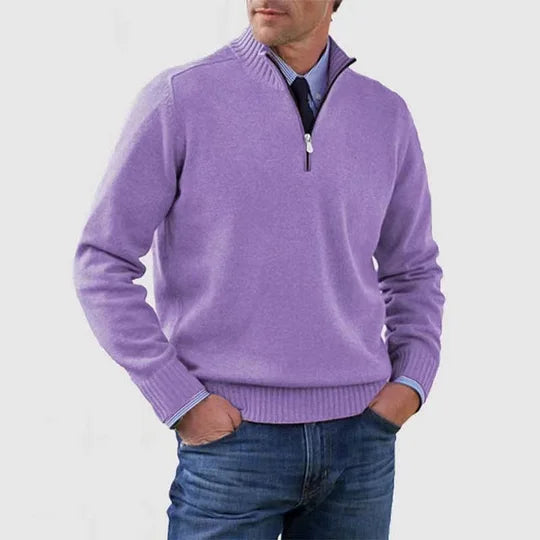 Howard | Zip Pullover – Classic Warmth and Modern Elegance