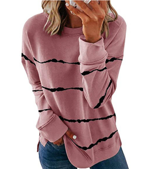 Liora | Stylish Striped Sweatshirt