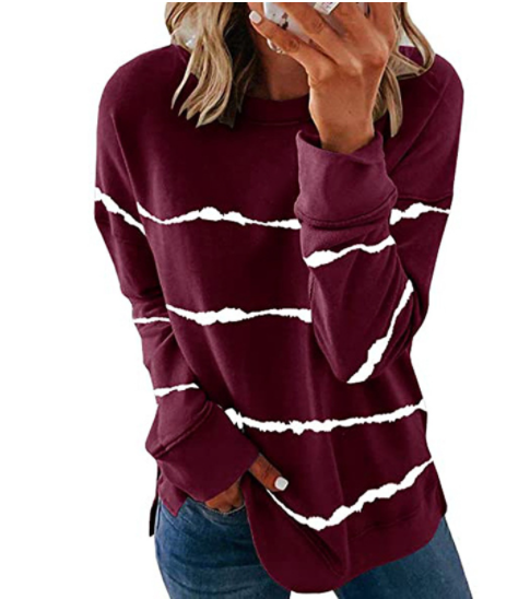 Liora | Stylish Striped Sweatshirt