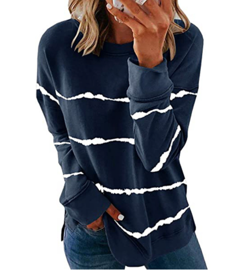 Liora | Stylish Striped Sweatshirt