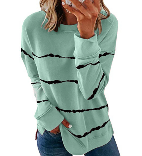 Liora | Stylish Striped Sweatshirt