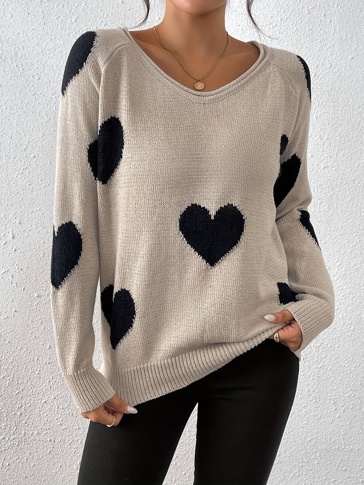 Loren | Lovely Heart Sweater