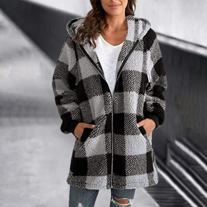Priya | Chic Plaid Jacket
