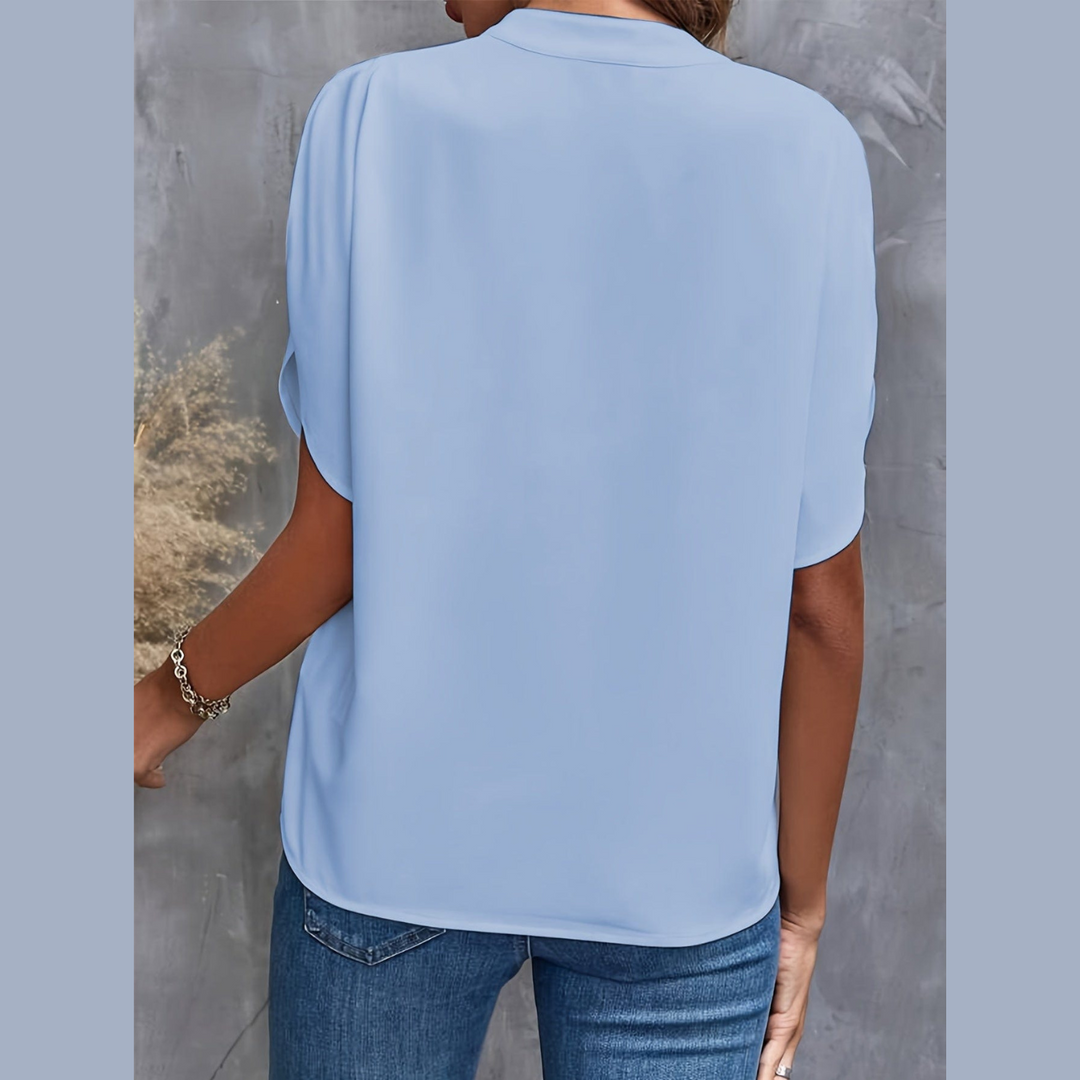 Emlyn | Chic Drape Blouse