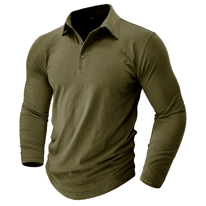 Stefan | Modern Edge Longsleeve Polo