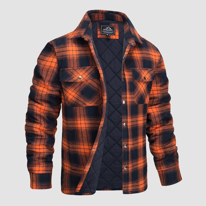 Luke | Checkered Bomber Jacket