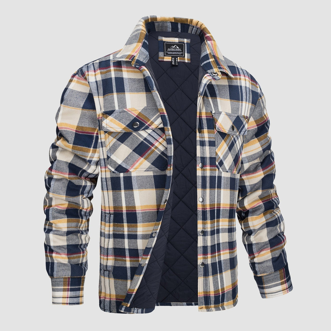 Luke | Checkered Bomber Jacket