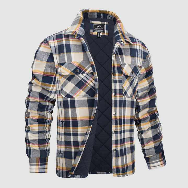 Luke | Checkered Bomber Jacket