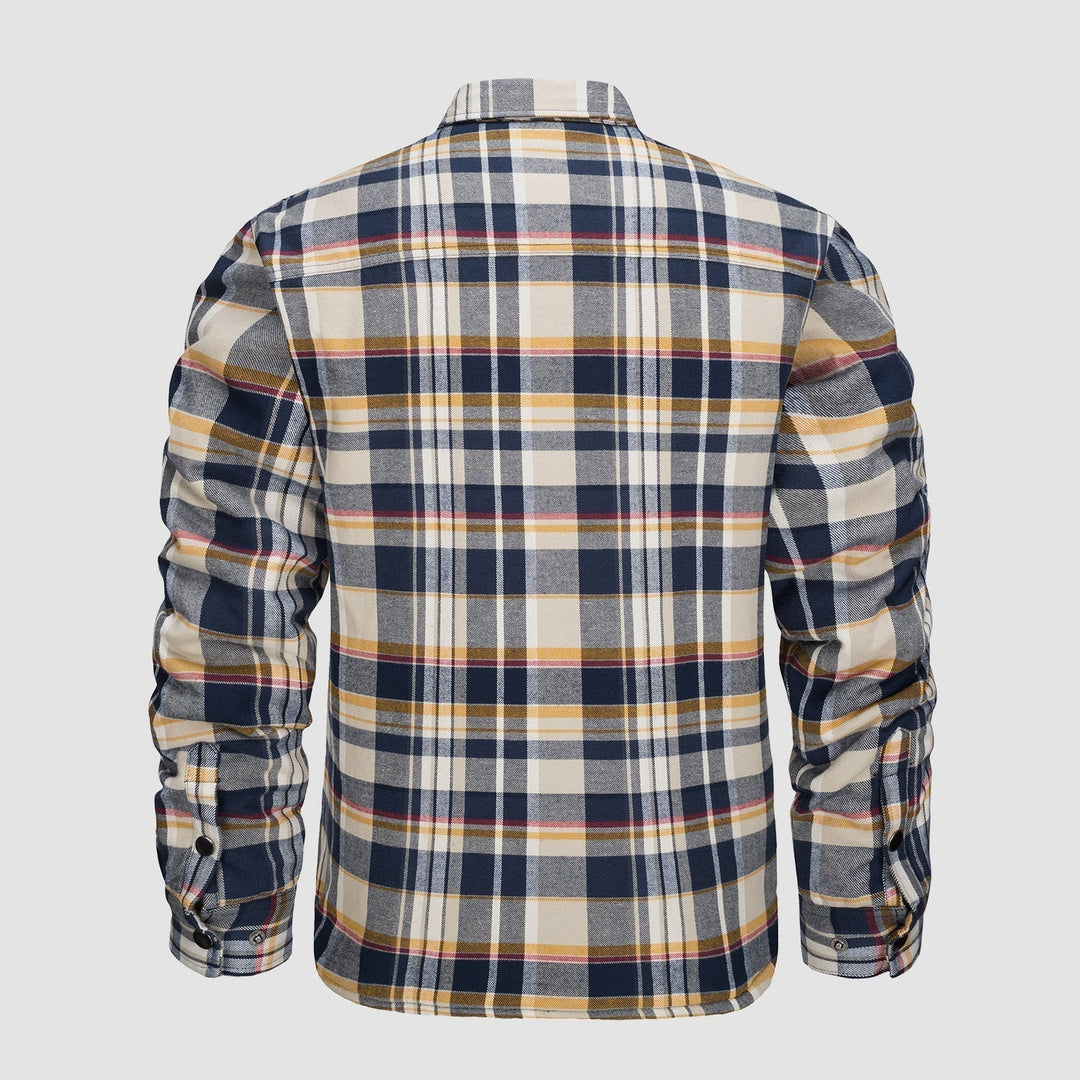 Luke | Checkered Bomber Jacket