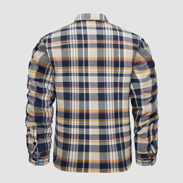 Luke | Checkered Bomber Jacket