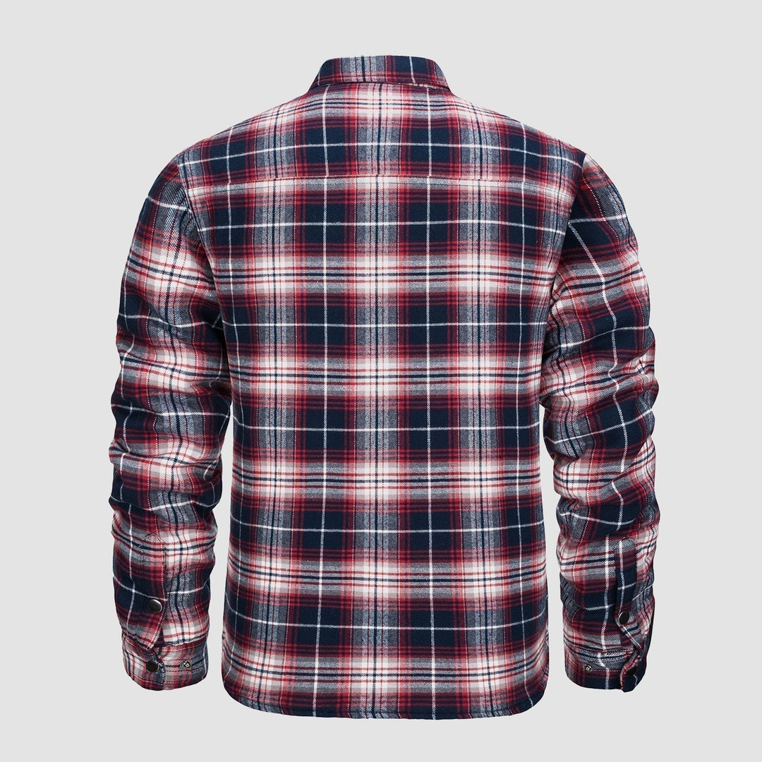 Luke | Checkered Bomber Jacket