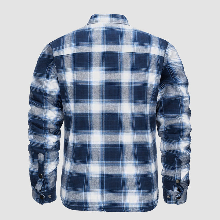 Luke | Checkered Bomber Jacket