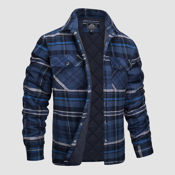 Luke | Checkered Bomber Jacket