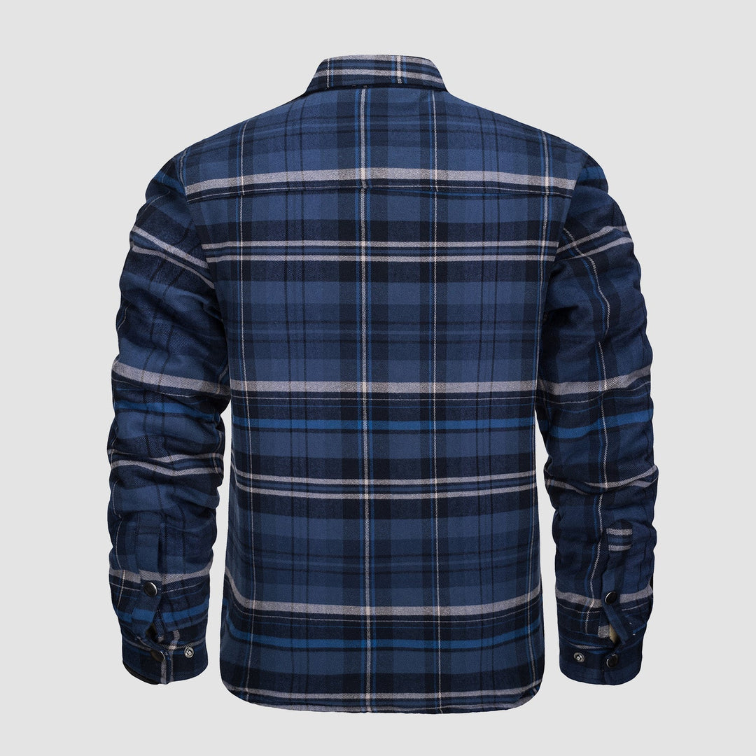 Luke | Checkered Bomber Jacket