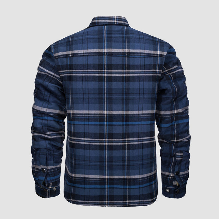 Luke | Checkered Bomber Jacket