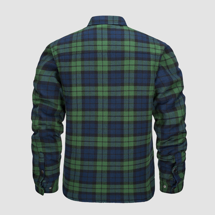 Luke | Checkered Bomber Jacket
