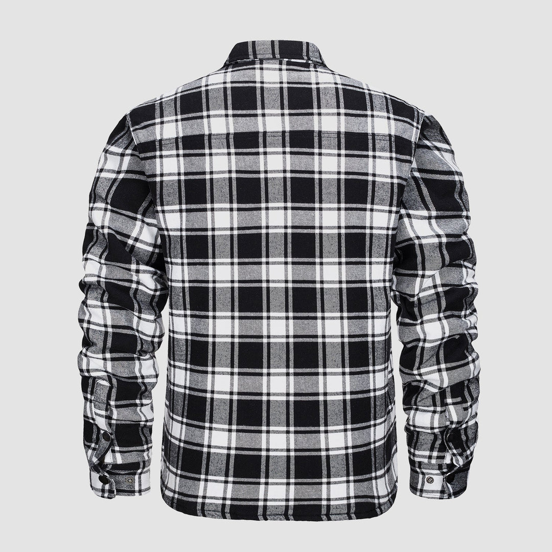 Luke | Checkered Bomber Jacket