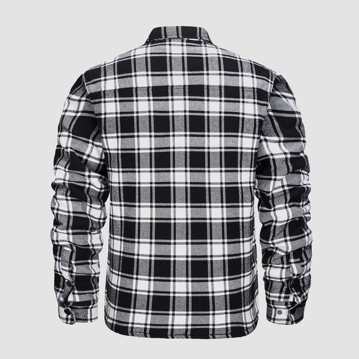 Luke | Checkered Bomber Jacket
