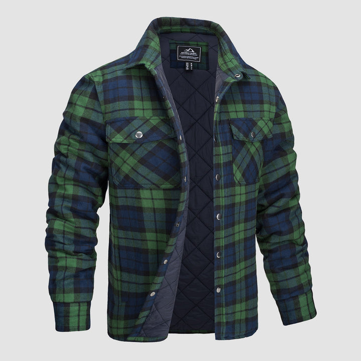 Luke | Checkered Bomber Jacket