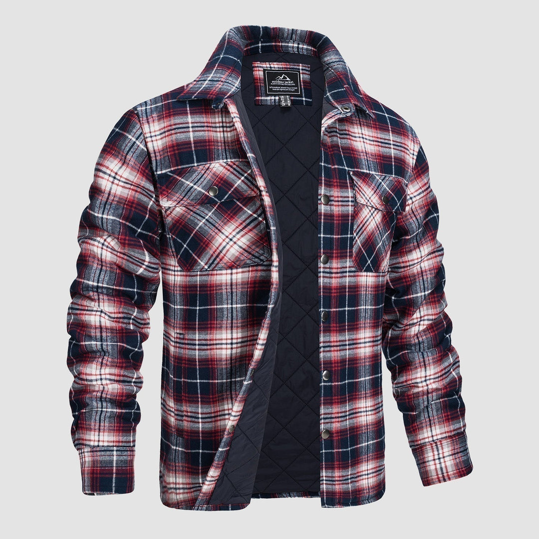 Luke | Checkered Bomber Jacket