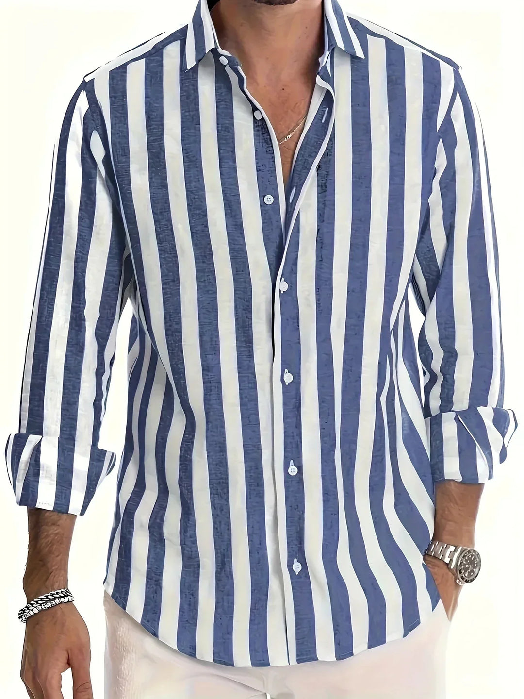 Glenn | Classic Striped Summer Shirt