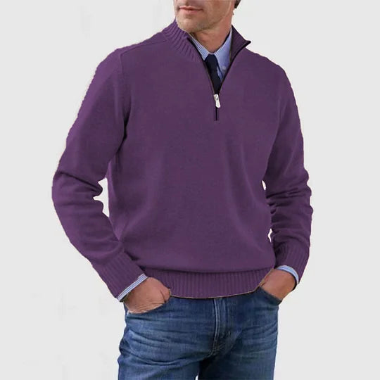 Howard | Zip Pullover – Classic Warmth and Modern Elegance