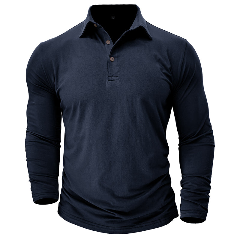Stefan | Modern Edge Longsleeve Polo