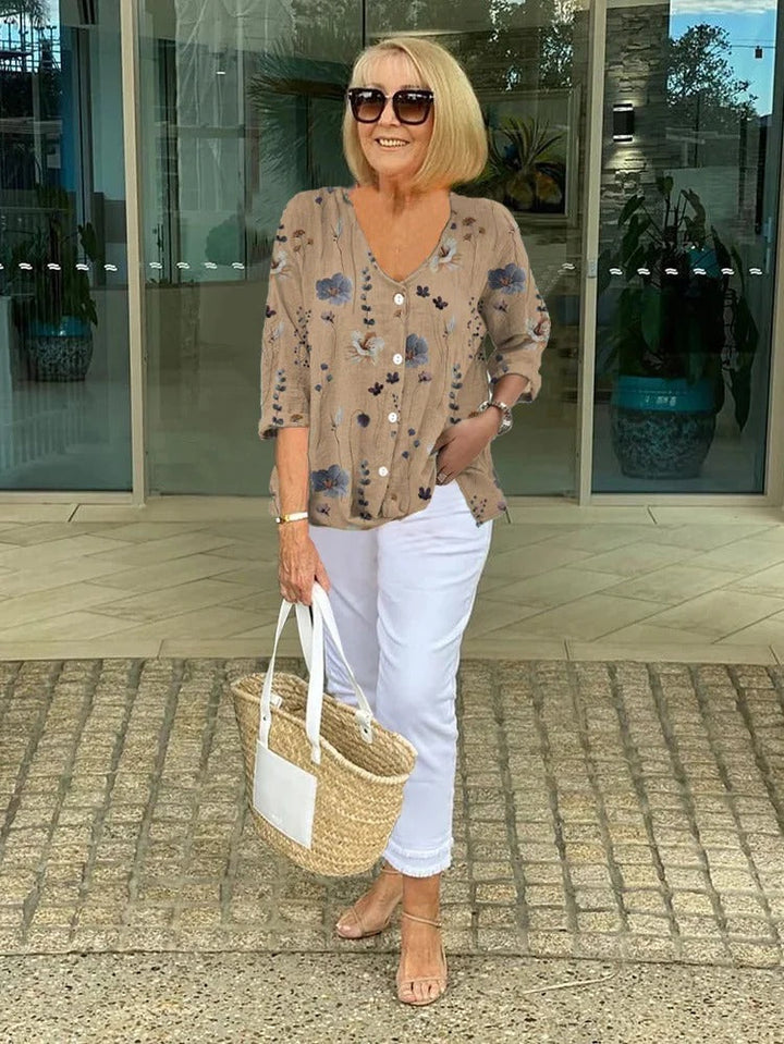 Bellamy | Floral French Vintage Blouse