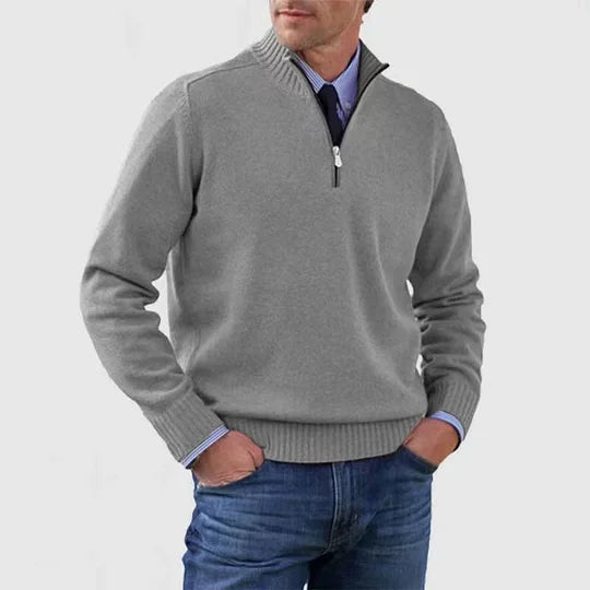 Howard | Zip Pullover – Classic Warmth and Modern Elegance