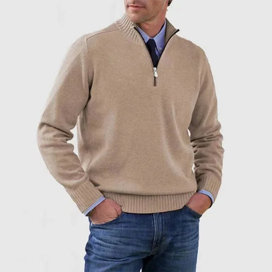 Howard | Zip Pullover – Classic Warmth and Modern Elegance