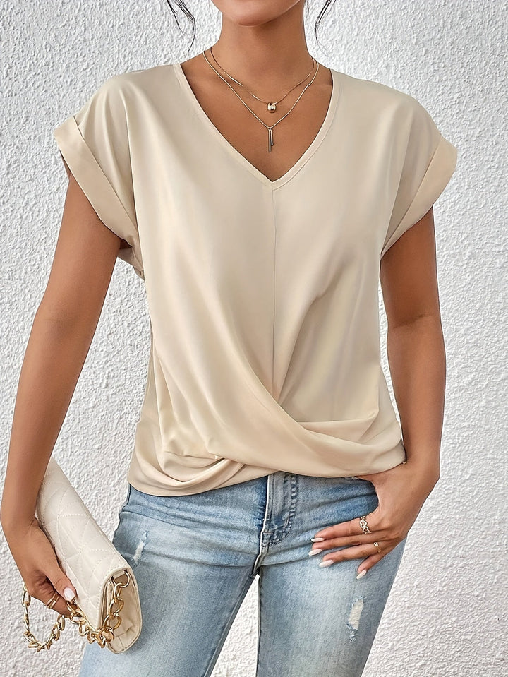 Tionna | Cozy V-Neck Shirt