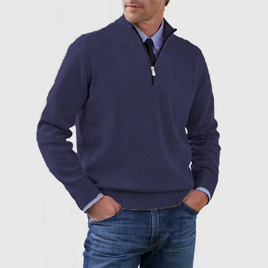 Howard | Zip Pullover – Classic Warmth and Modern Elegance