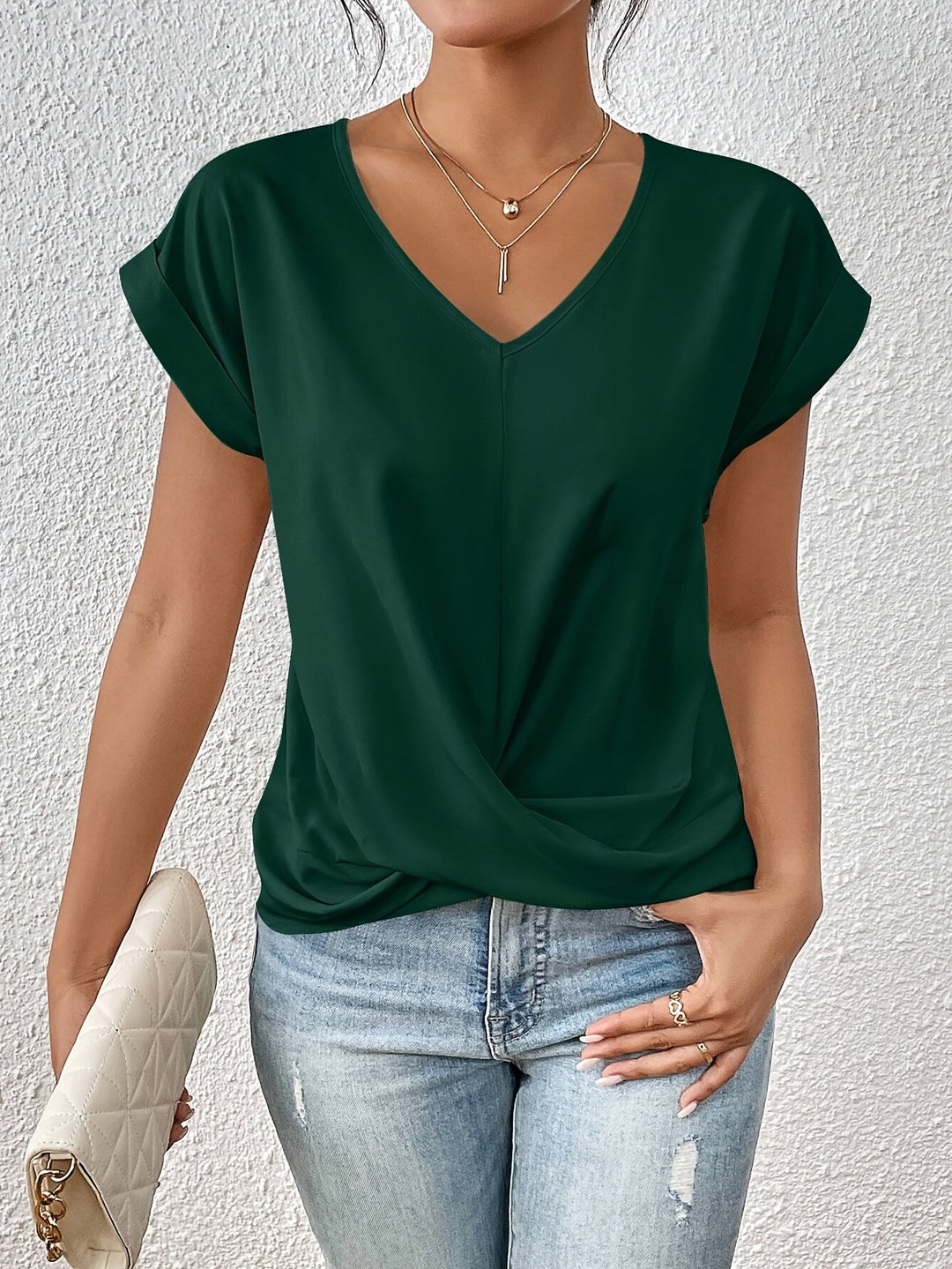 Tionna | Cozy V-Neck Shirt