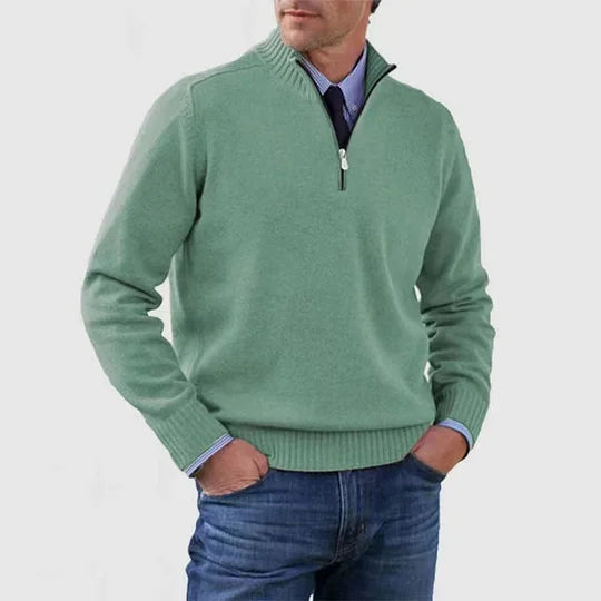 Howard | Zip Pullover – Classic Warmth and Modern Elegance