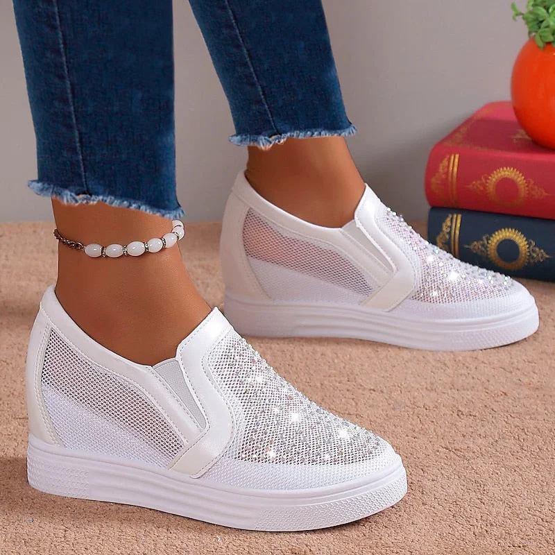 Nahlia | Chic Crystal Sneakers