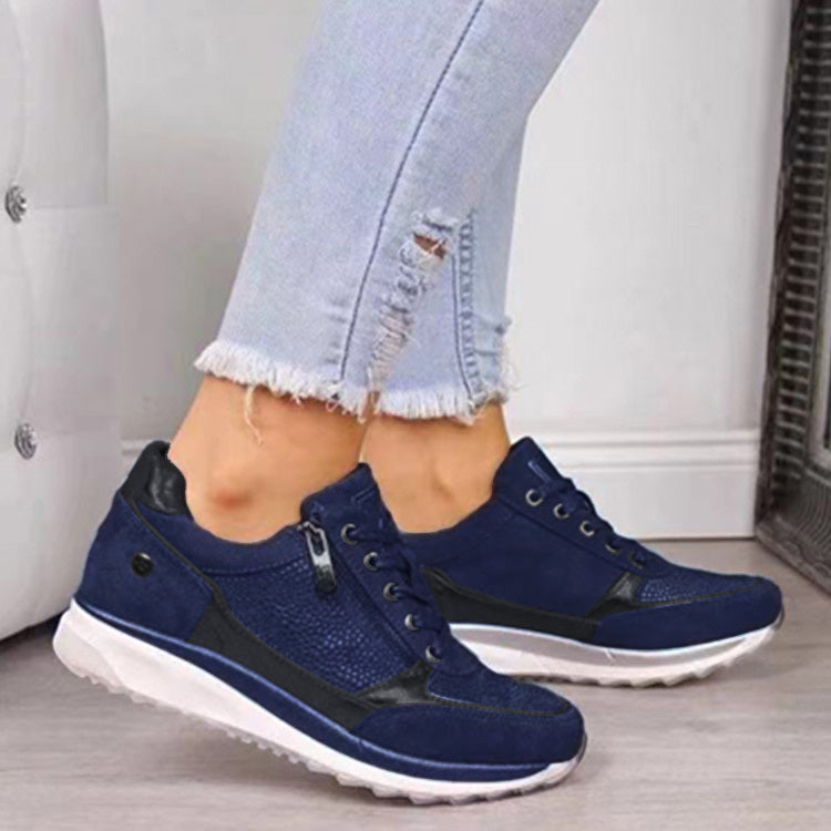 Greya | Comfortable Zip-Up Orthopedic Sneakers