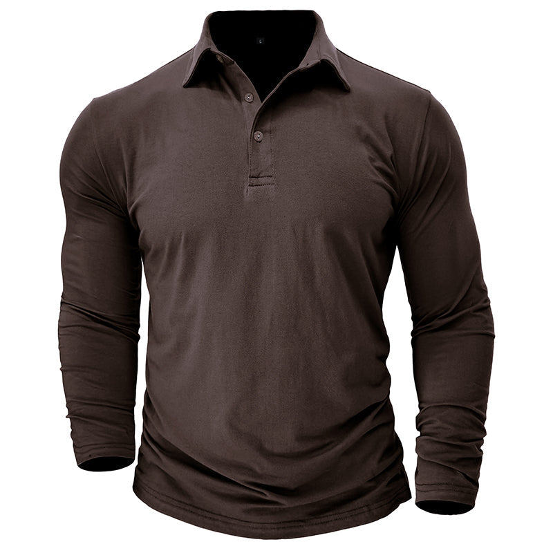Stefan | Modern Edge Longsleeve Polo