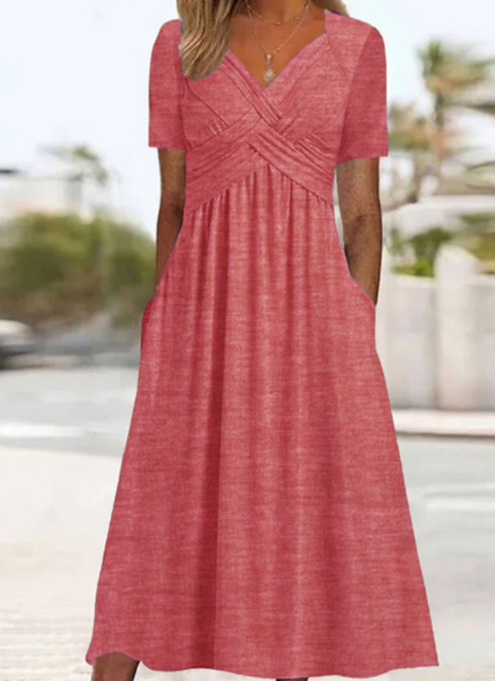 Monica | Stylish Crossover Dress