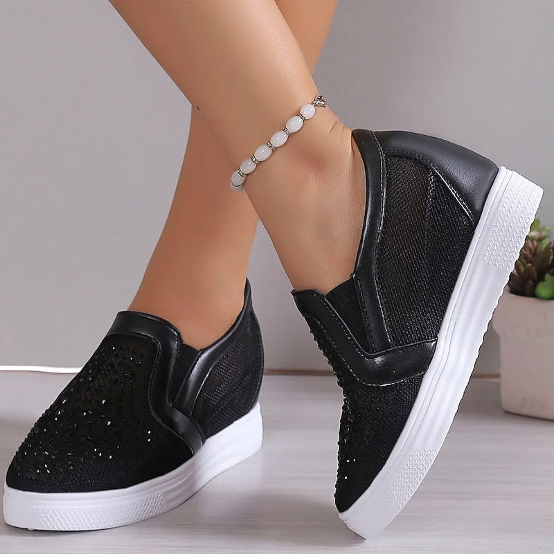 Nahlia | Chic Crystal Sneakers